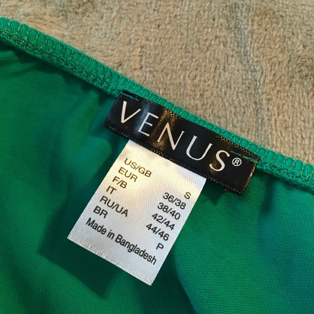 Venus Green Racerback Tank Dress - Picture 3 of 3